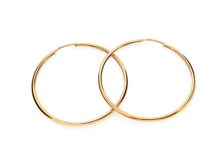 Goldcreolen 3,5 cm