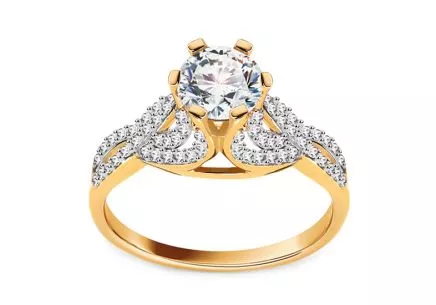 Gold Verlobungsring Sally