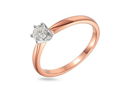 Madalyn – Verlobungsring mit im Labor gezüchteten Diamanten, Roségold